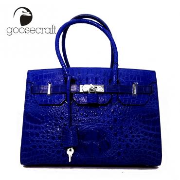 goose craft big goose light luxury brand fashion new handbag leather handbags crocodile pattern smal