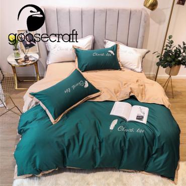 goose craft big goose light luxury brand bedding quilt cover long-staple cotton 4-piece set GJ009